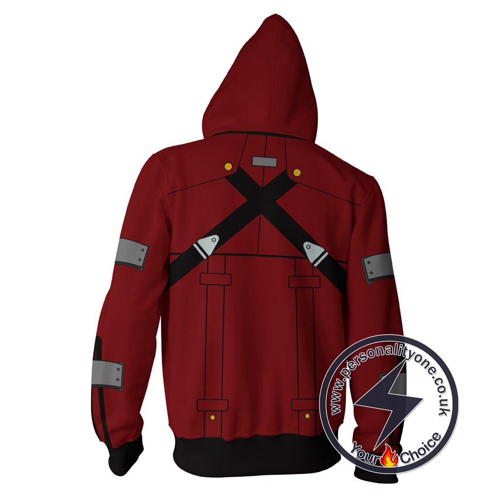 Blazblue Hoodies - Ragna the Bloodedge Zip Up Hoodie Jacket